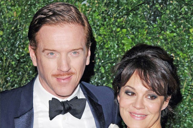Damian Lewis and Helen McCrory at the awards last night