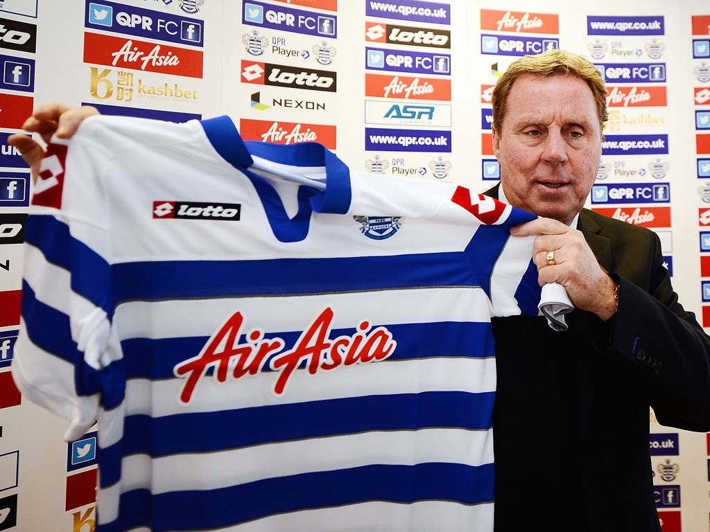 Harry Redknapp is unveiled as QPR manager