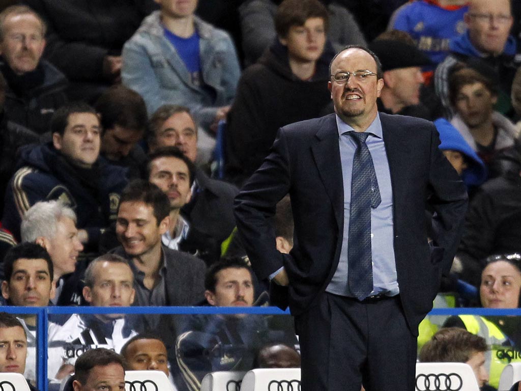 Chelsea manager Rafael Benitez