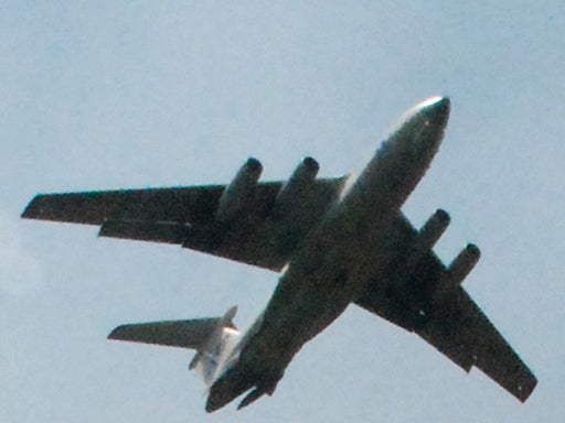 The logs show that an Ilyushin 76 cargo plane belonging to the Syrian Air Force made eight round trips between Moscow and Damascus over three months this summer