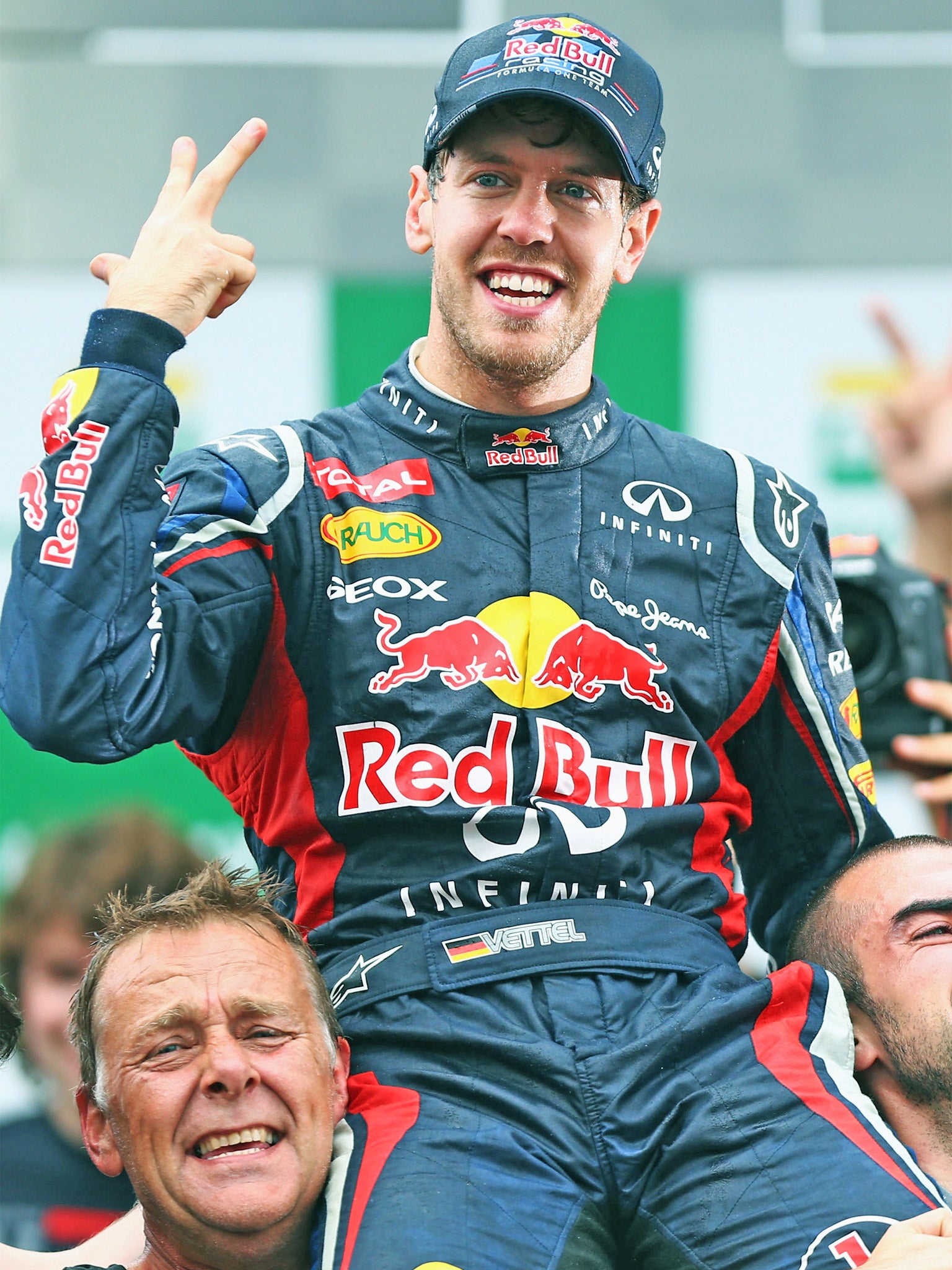 Sebastian Vettel, of Red Bull, again proved Alonso’s nemesis
