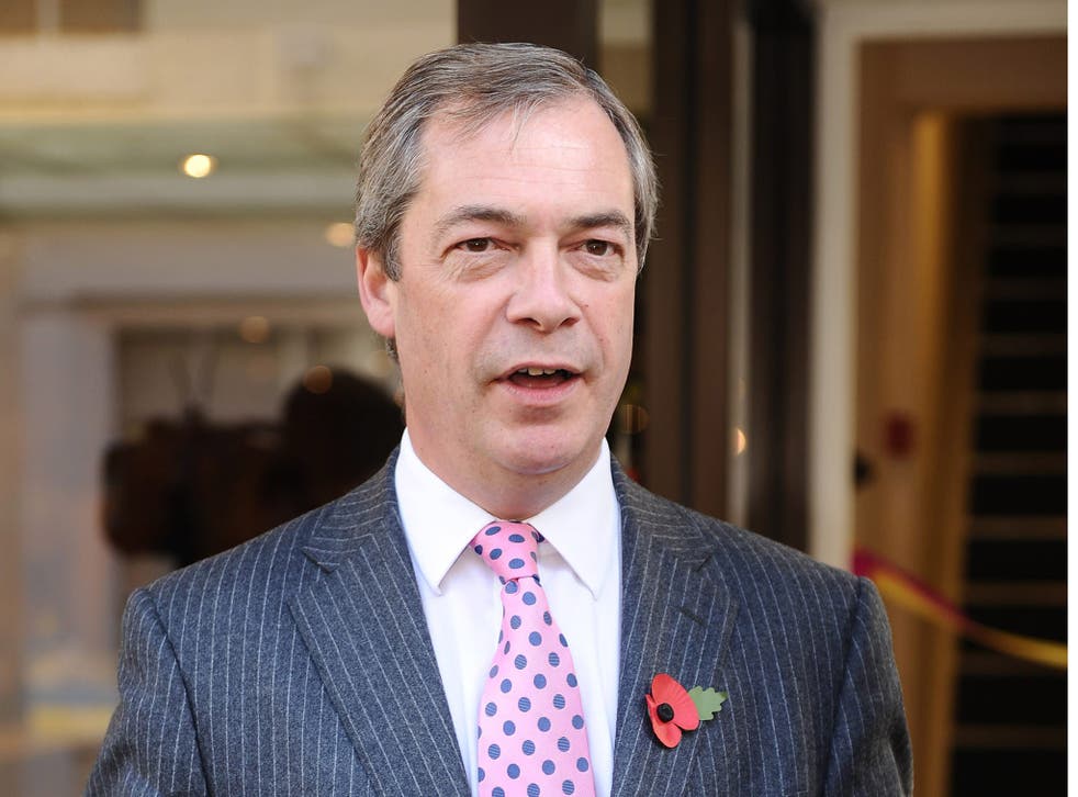 UKIP leader Nigel Farage opens new party office above hairdressing salon, Basingstoke, Britain - 02 Nov 2012