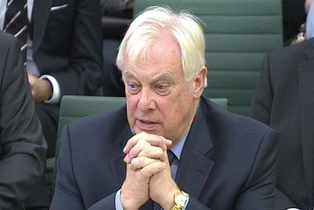 BBC Trust chairman Lord Patten  gives evidence at the Commons Culture, Media and Sport Committee