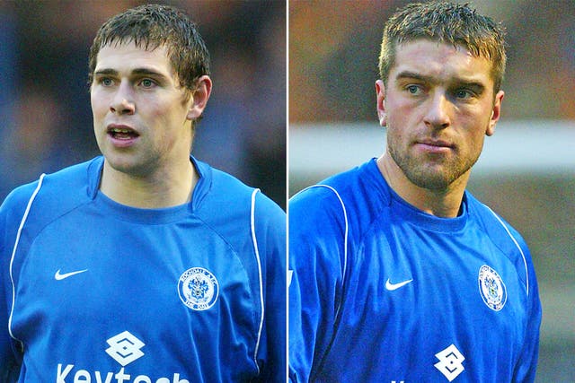 Grant Holt and Rickie Lambert during their time at Rochdale