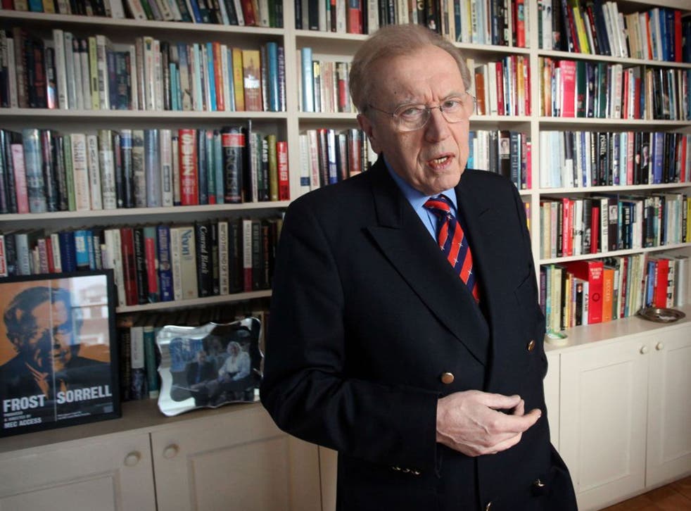 Sir David Frost, British journalist predominantly famous for interviewing former US President Richard Nixon