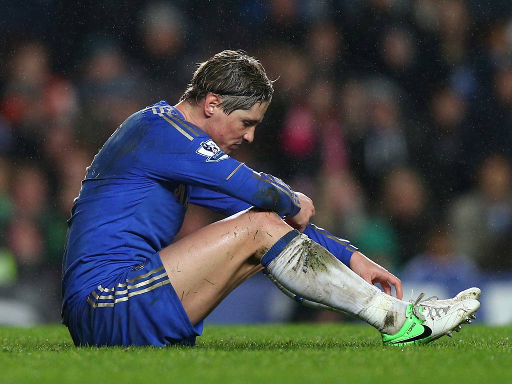 Chelsea striker Fernando Torres