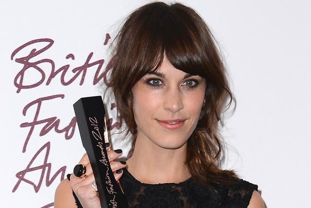 Alexa Chung won the British Style Award for her quirky and individual look, as voted for by the British public. 'Eye bags = the new It-bags,' she tweeted the following morning