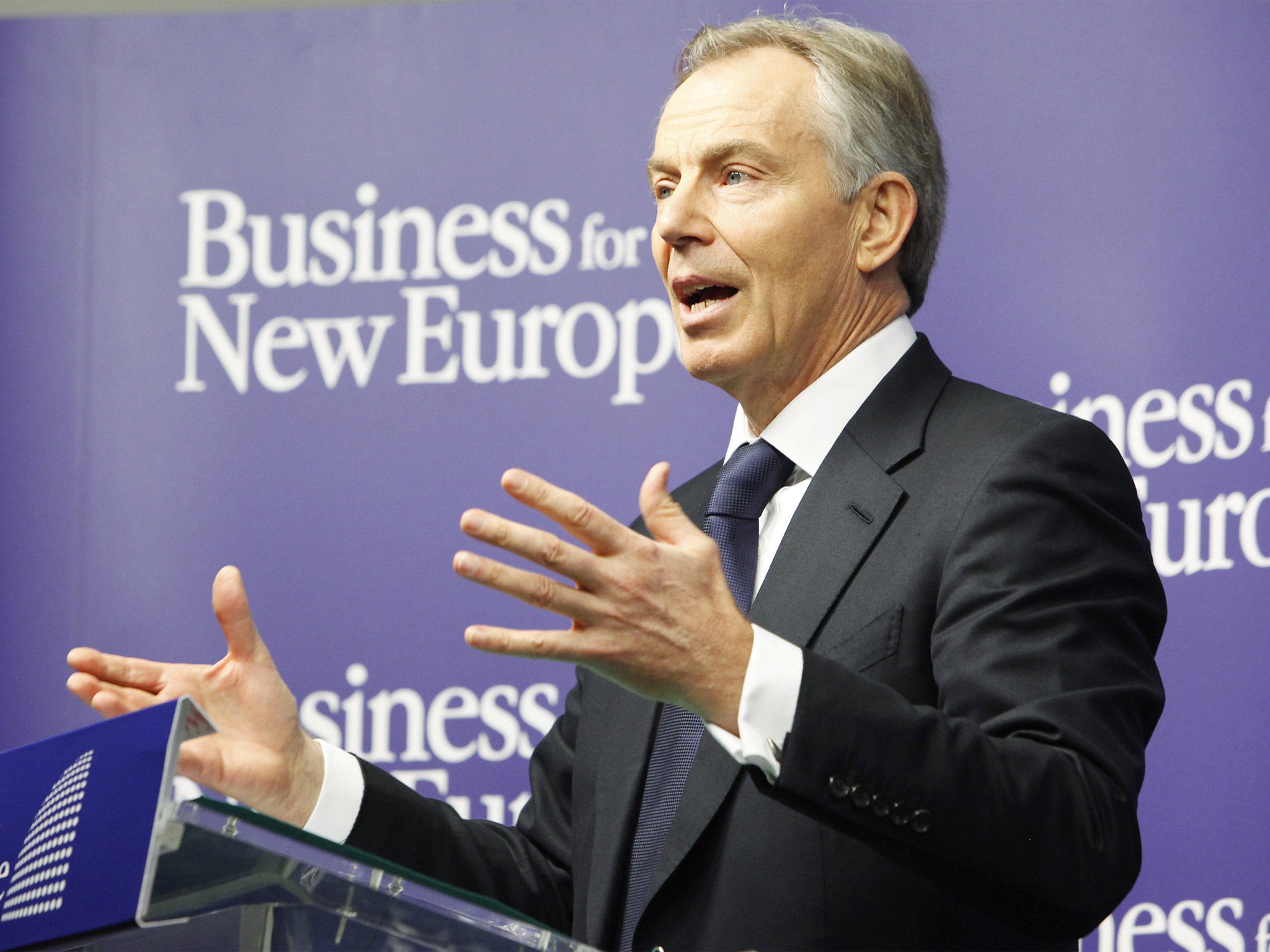 Tony Blair: 'You need the heft of the EU'