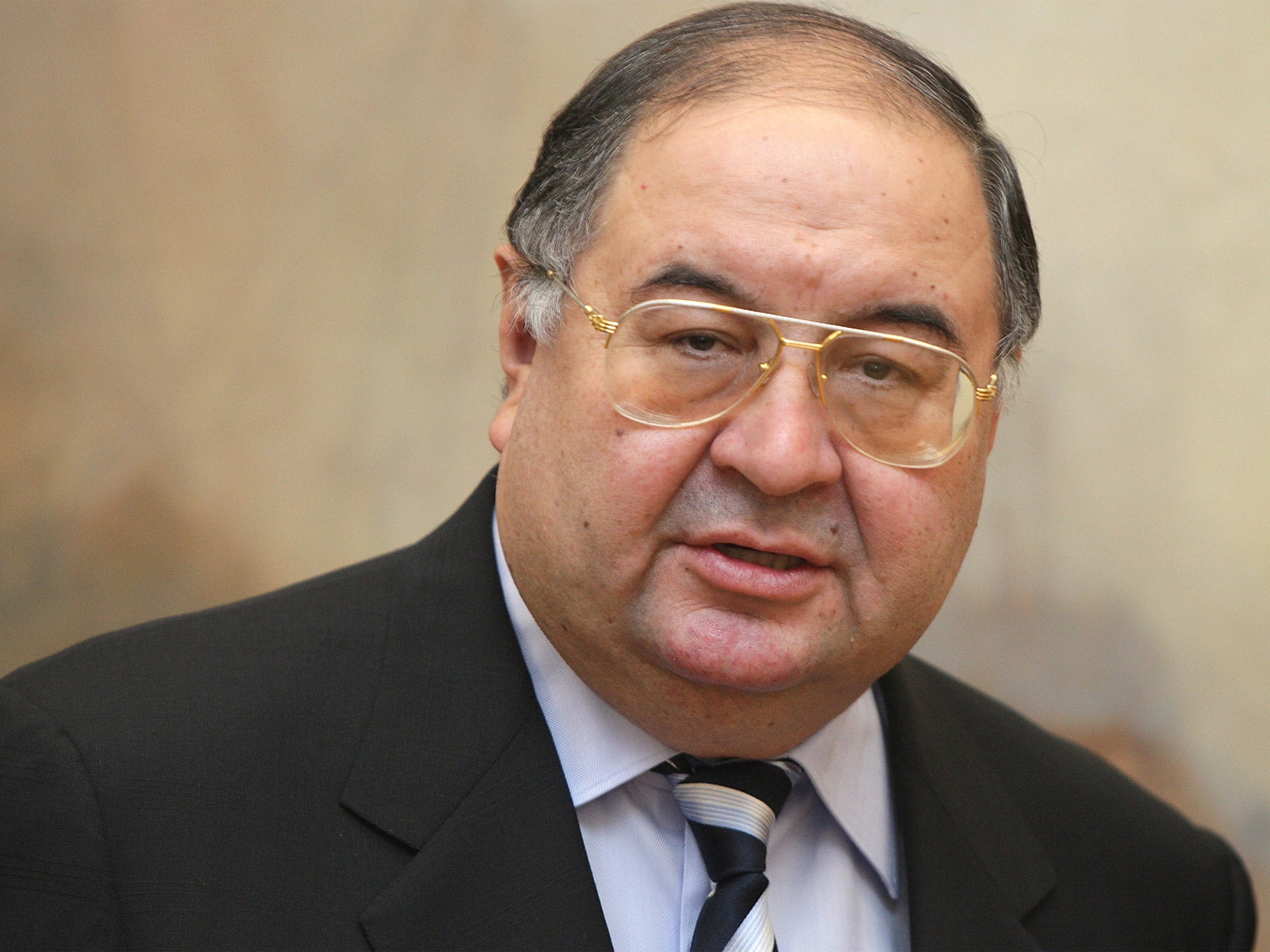 Alisher Usmanov holds almost 56 per cent of MegaFon and has a 30 per cent stake in Arsenal Football Club