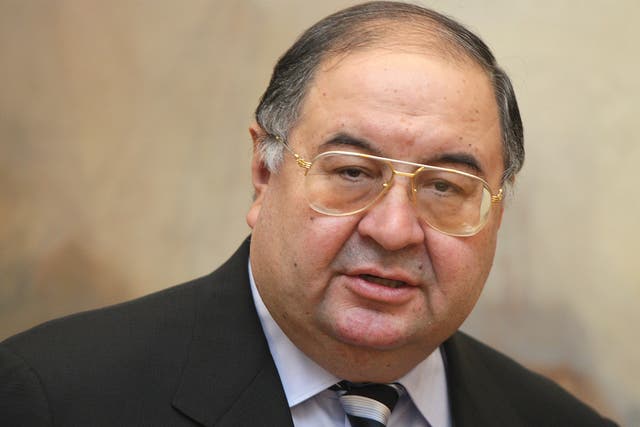 Alisher Usmanov holds almost 56 per cent of MegaFon and has a 30 per cent stake in Arsenal Football Club