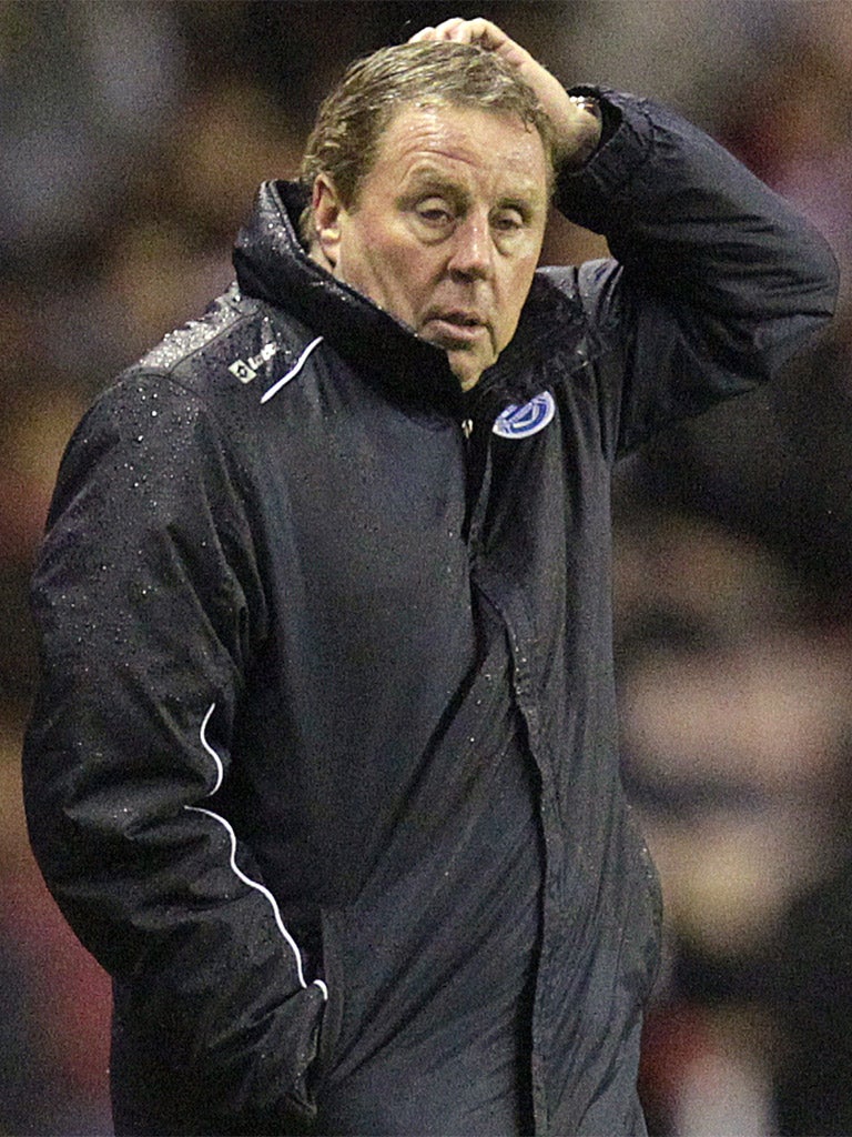 Harry Redknapp started as QPR manager with a goalless draw