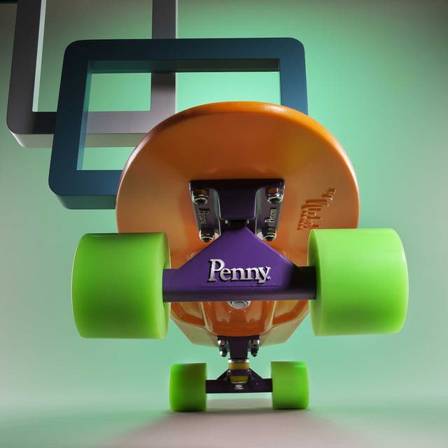Skateboard by Penny Skateboards, £99, The Conran Shop ; frames, from £5, John Lewis