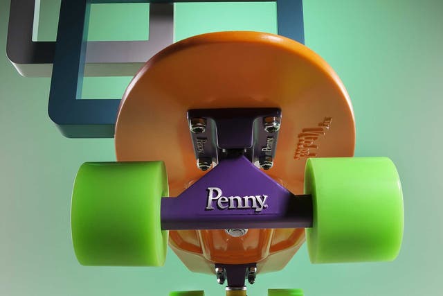 Skateboard by Penny Skateboards, £99, The Conran Shop ; frames, from £5, John Lewis