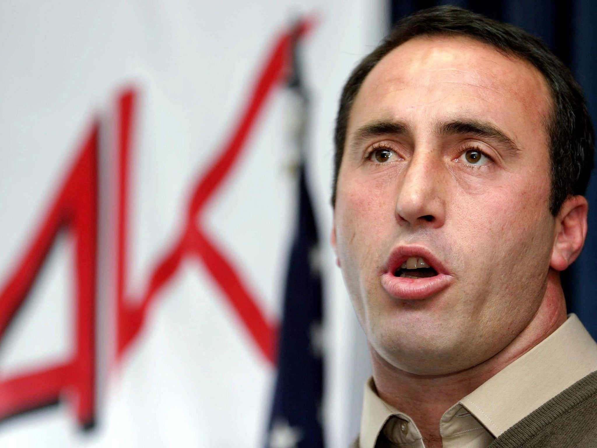 Former Kosovo Prime minister Ramush Haradinaj
