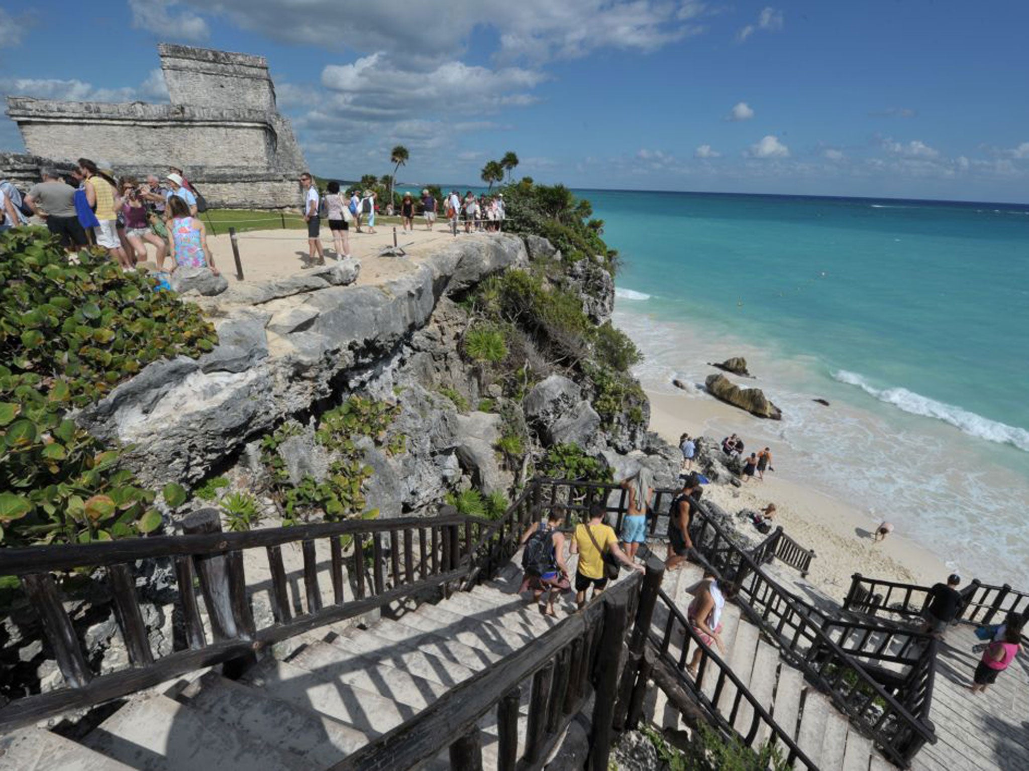 Tulum, Mexico is popular with tourists