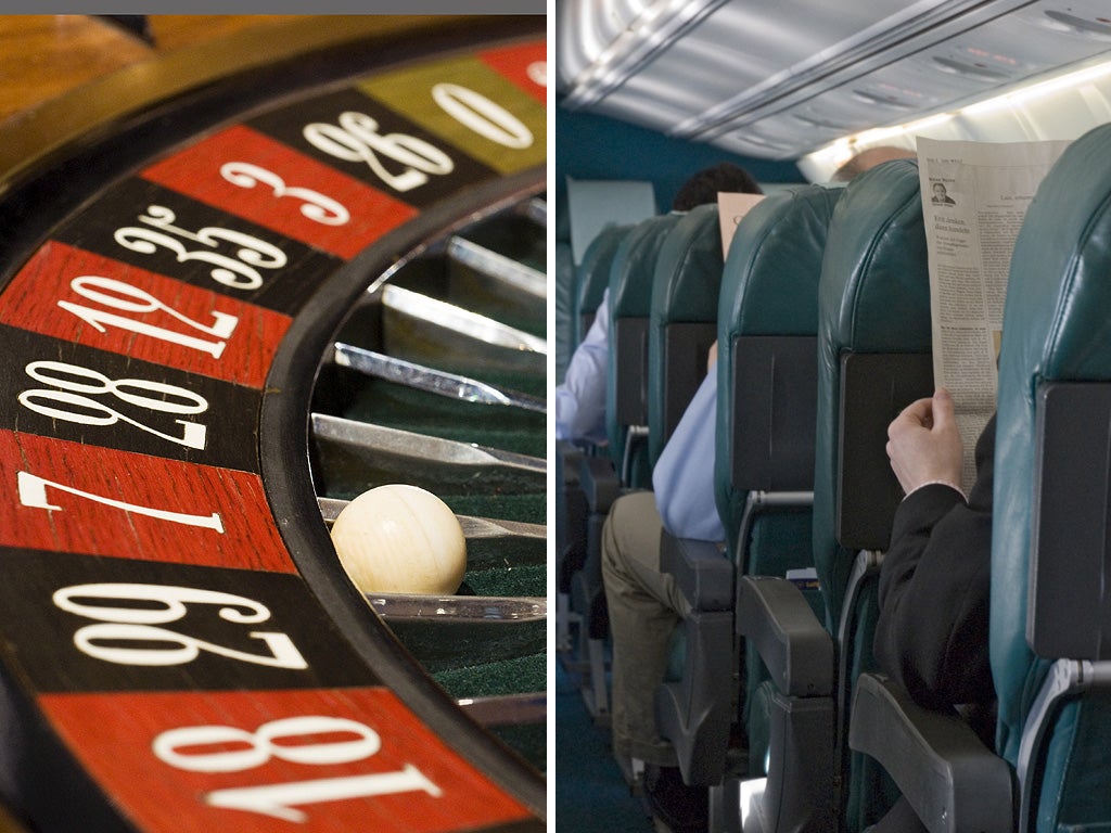 Will gambling prove a business success on business flight service?