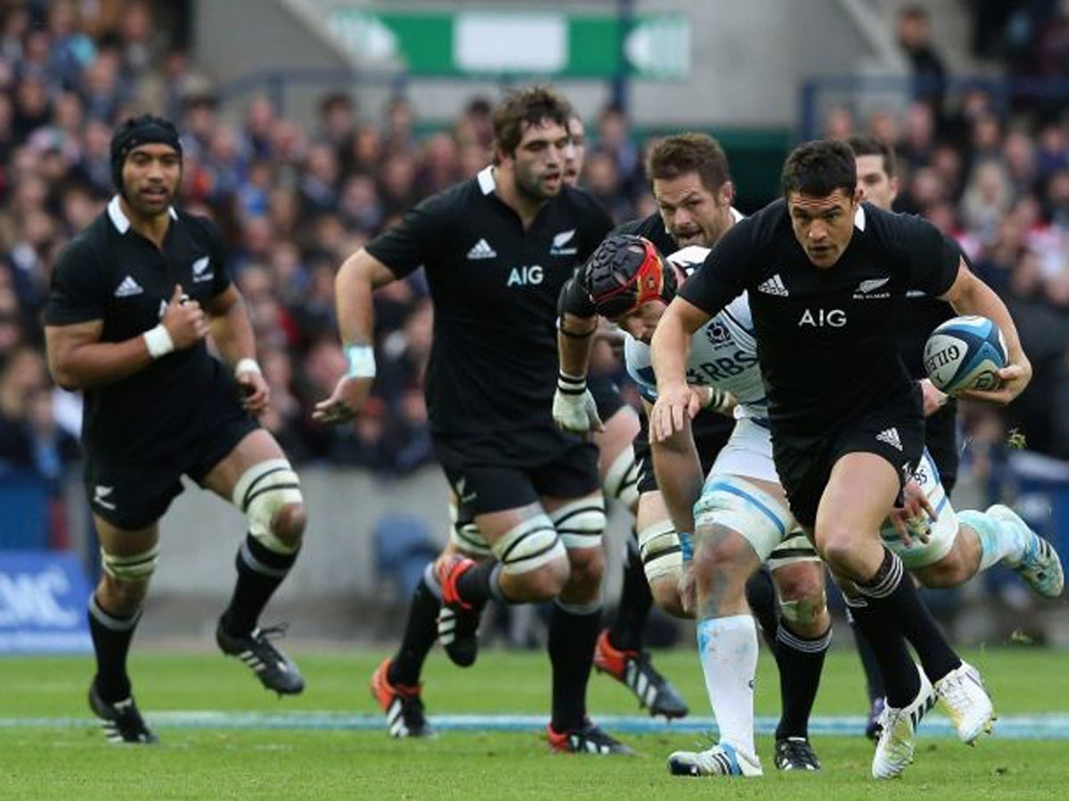 Dan Carter New Zealand v Tonga 2011