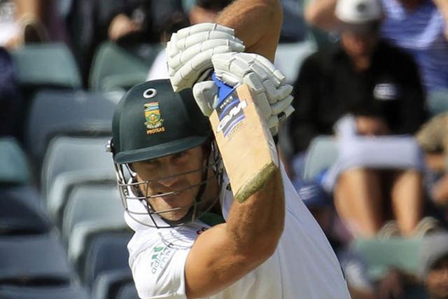 Faf du Plessis was the cornerstone of an epic rearguard action 
