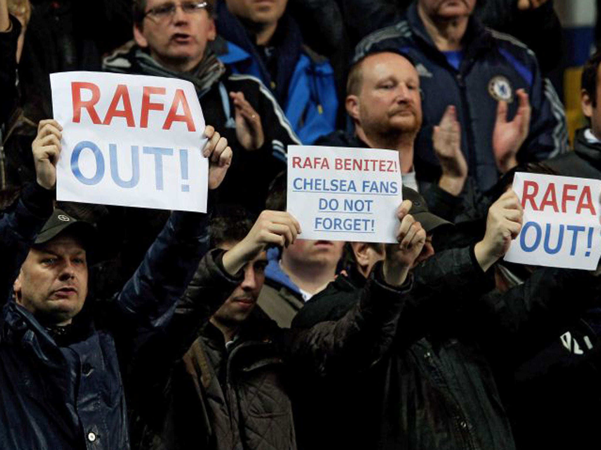 Rafael Benitez received a warm welcome from Chelsea fans last week
