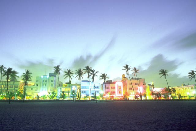Light up: Ocean Drive's iconic buildings