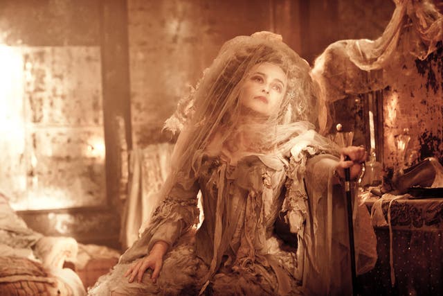 Picture of health: Helena Bonham Carter as a bonny Miss Havisham