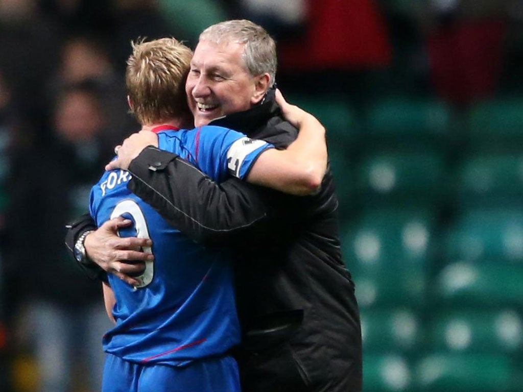 Bring it on home: Terry Butcher is delighted Inverness earned a replay