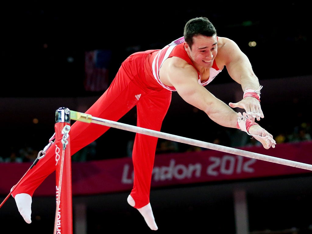 Handing over: 'The future for the men's side looks really positive,' says Kristian Thomas of the Olympic legacy