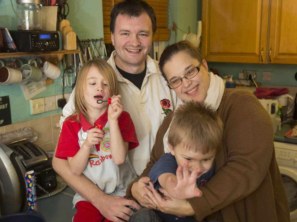 James Smith, 36, works full-time, and his wife, Mary Adams-Smith, 35, works part-time. They have two children and recently sought debt management advice because they were no longer able to pay their debts