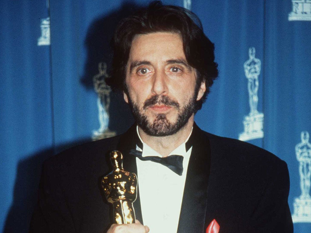 Nose for smells: Al Pacino won an Oscar for Best Actor in Scent of a Woman, in which he played a blind man who could describe the appearance of women by their perfume alone