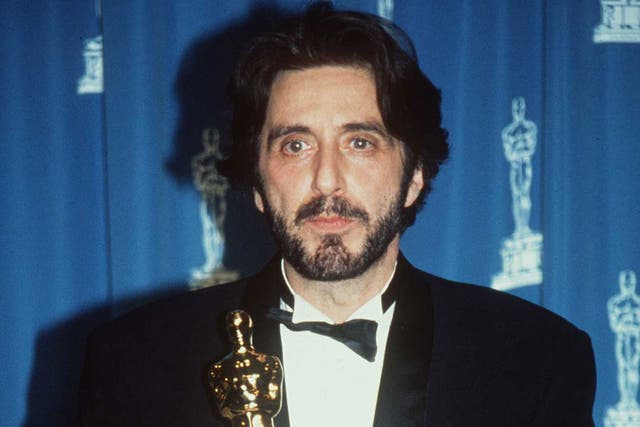 Nose for smells: Al Pacino won an Oscar for Best Actor in Scent of a Woman, in which he played a blind man who could describe the appearance of women by their perfume alone