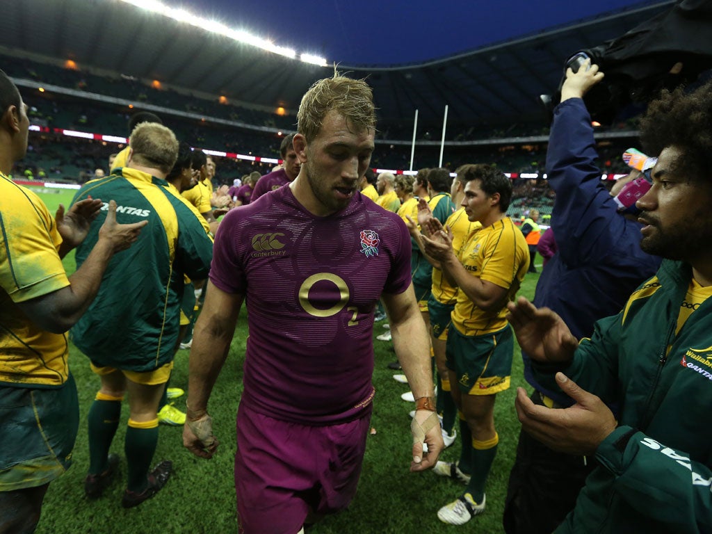 Chris Robshaw after England lost to Australia