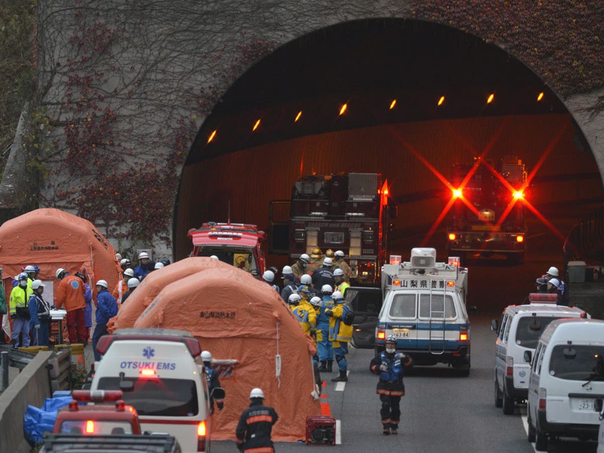 Japan orders emergency tunnel inspections after nine are killed by roof