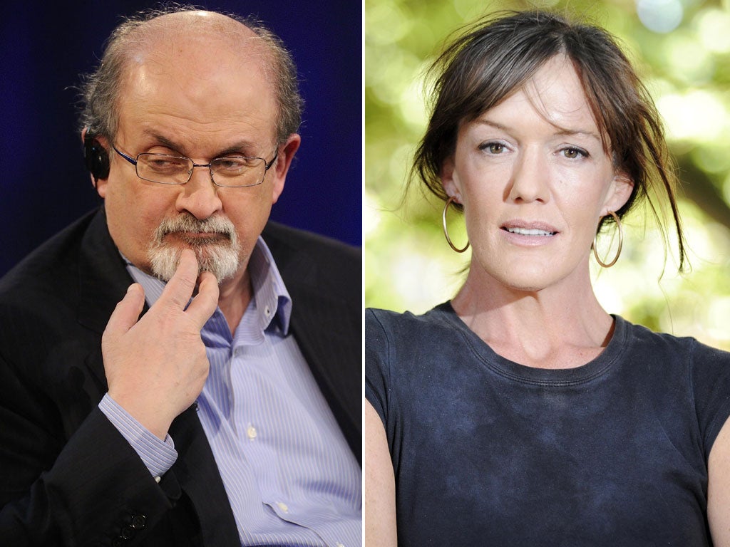 Salman Rushdie, who, like the British author Zoe Heller, is now resident in New York