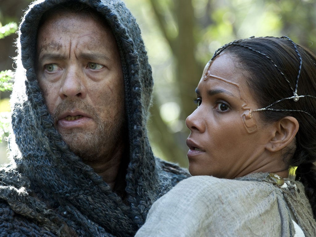 Tom Hanks and Halle Berry in 'Cloud Atlas'. Running time: 173 minutes