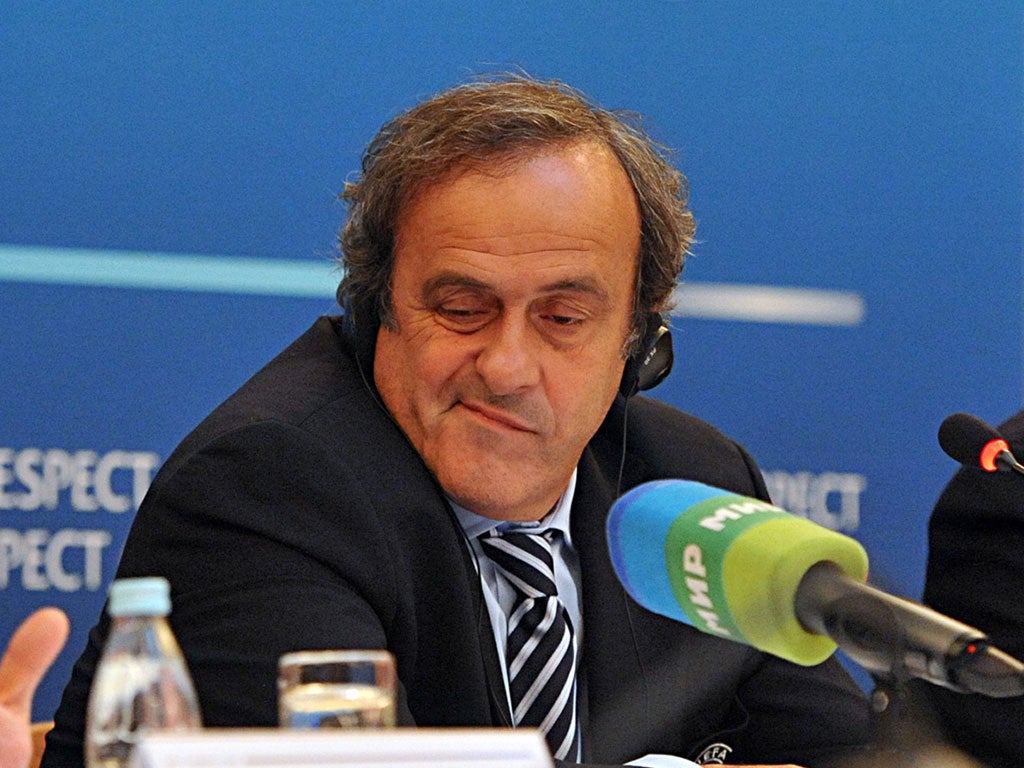 Michel Platini wants to discuss extending the Champions League
