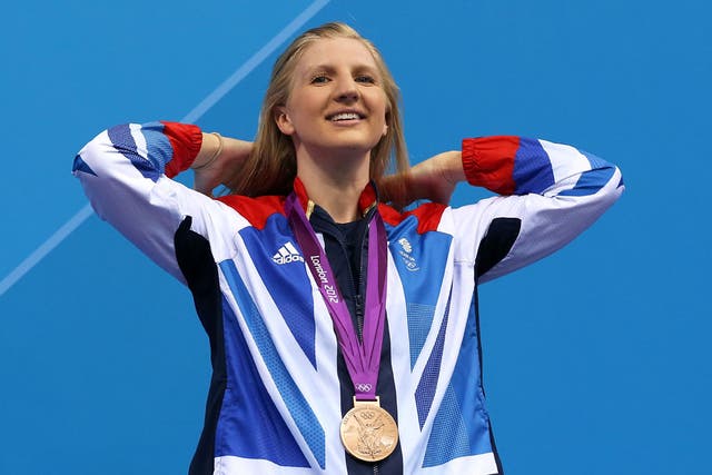 Rebecca Adlington won two bronze medals at London 2012