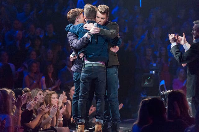 The X Factor Live Results Show on ITV1, Fountain Studios, London, Britain - 2nd December 2012.