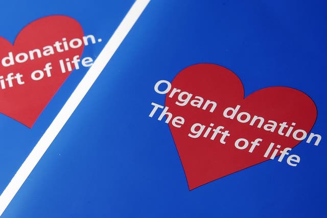 A five-week-old baby has become the youngest organ donor in Britain after a successful operation to save the life of a 22-year-old