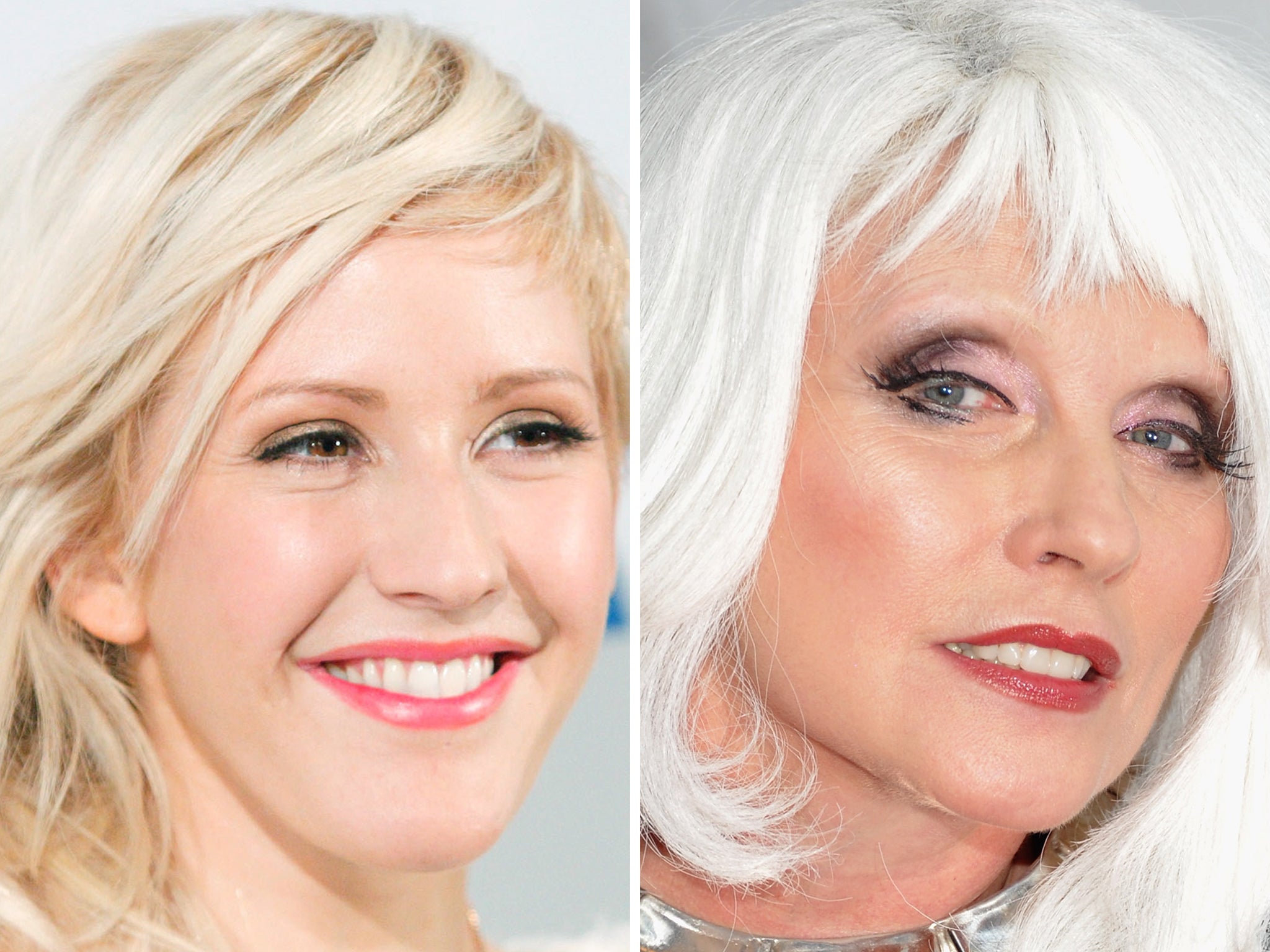 Ellie Goulding and Debbie Harry of Blondie