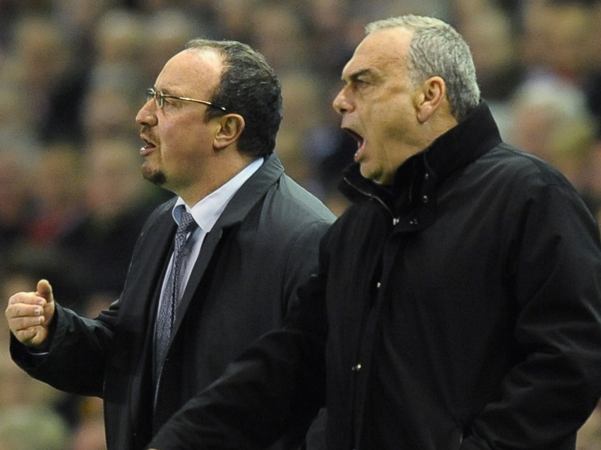 Rafael Benitez has enough problems without the addition of Avram Grant