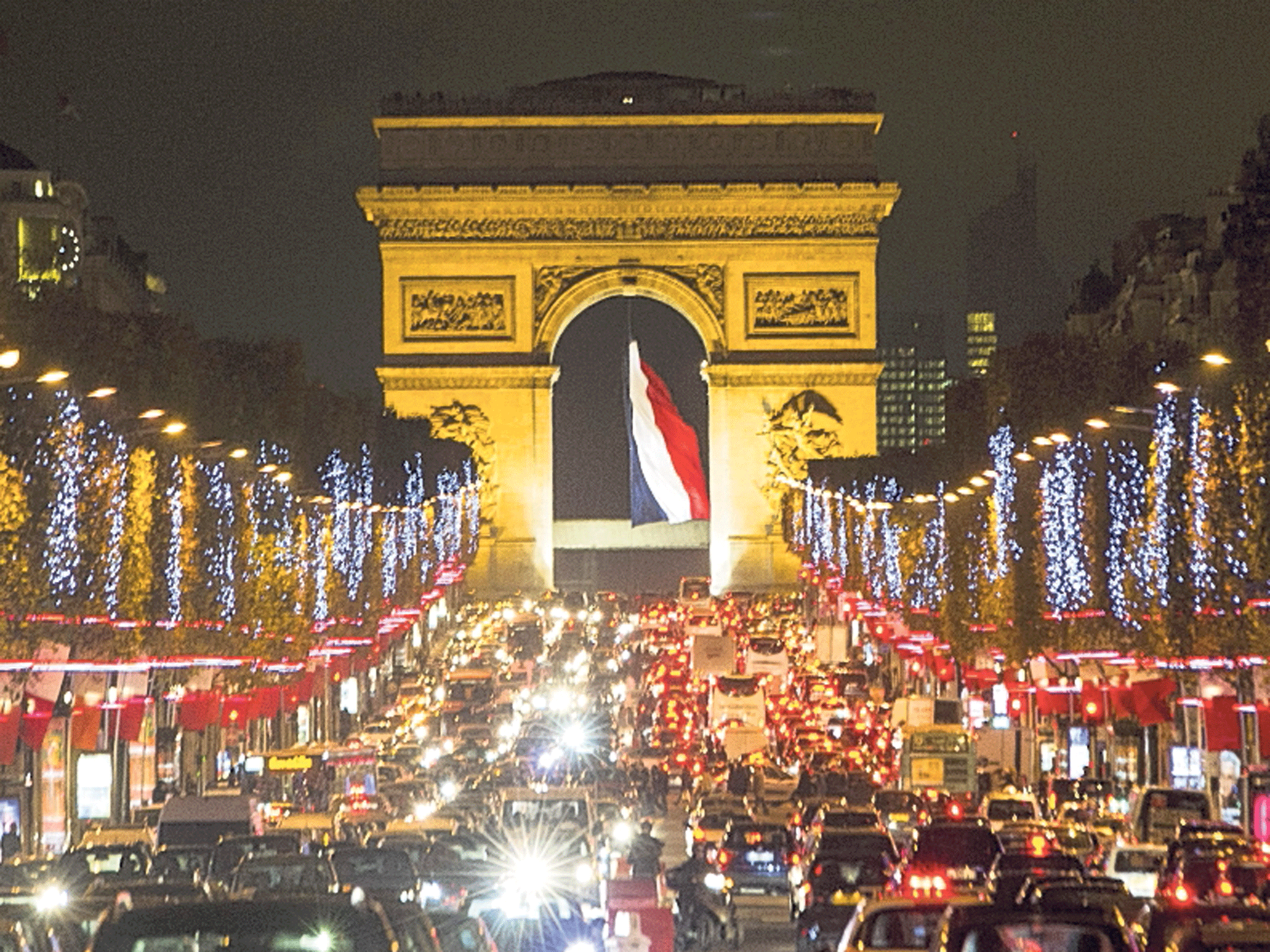 All mapped out: Arc de Triomphe