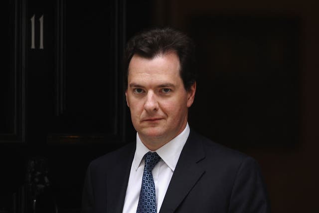 British Chancellor George Osborne leaves 11 Downing Street on August 11, 2011 in London, England.