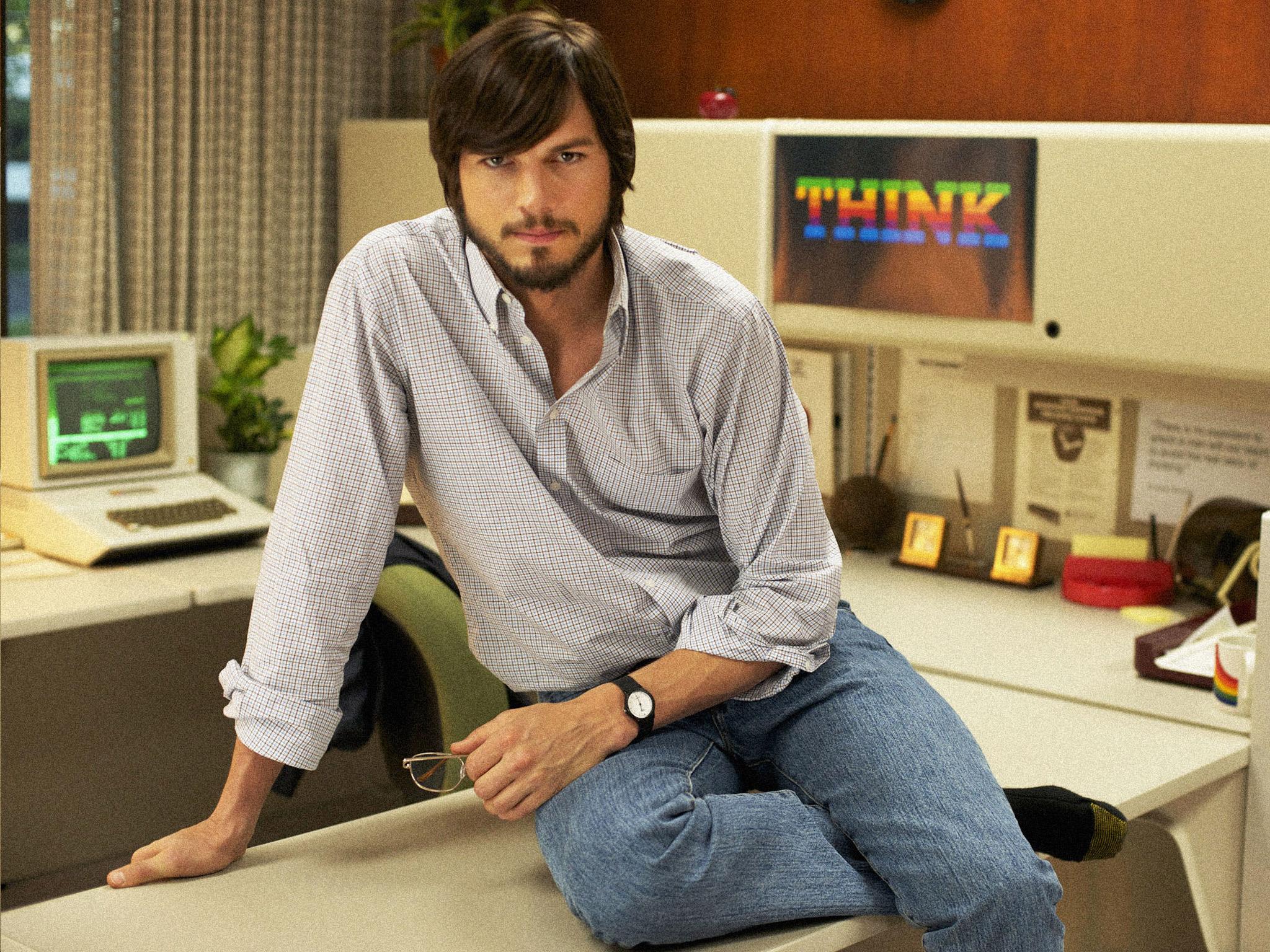 Ashton Kutcher as Steve Jobs in the forthcoming biopic about the Apple boss