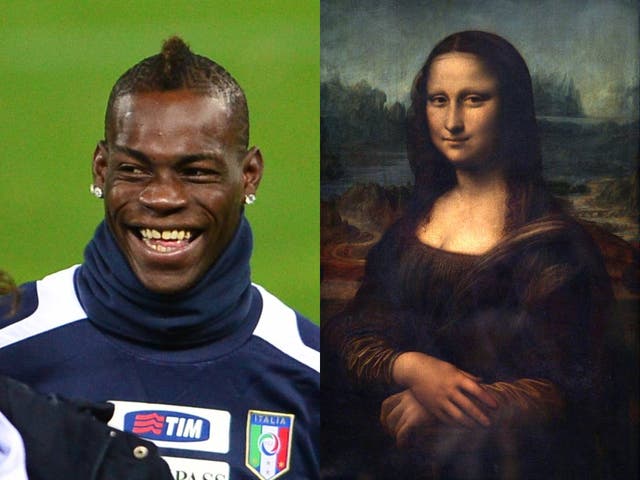Mario Balotelli and the Mona Lisa