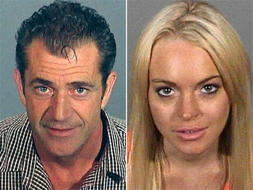 Mel Gibson and Lindsay Lohan