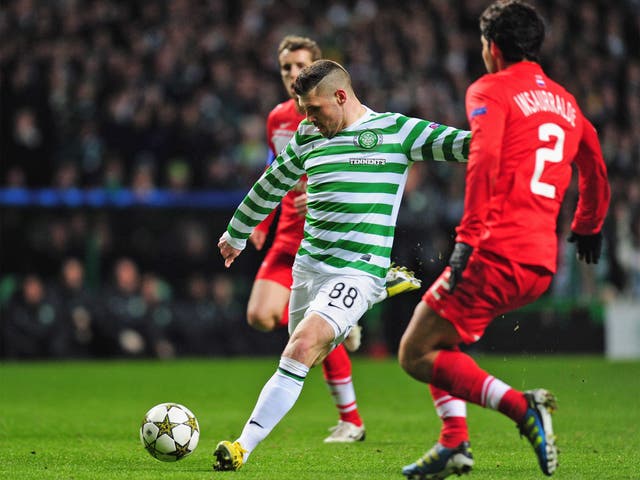 Gary Hooper hits Celtic’s opener