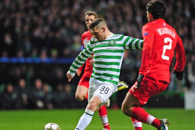 Gary Hooper hits Celtic’s opener