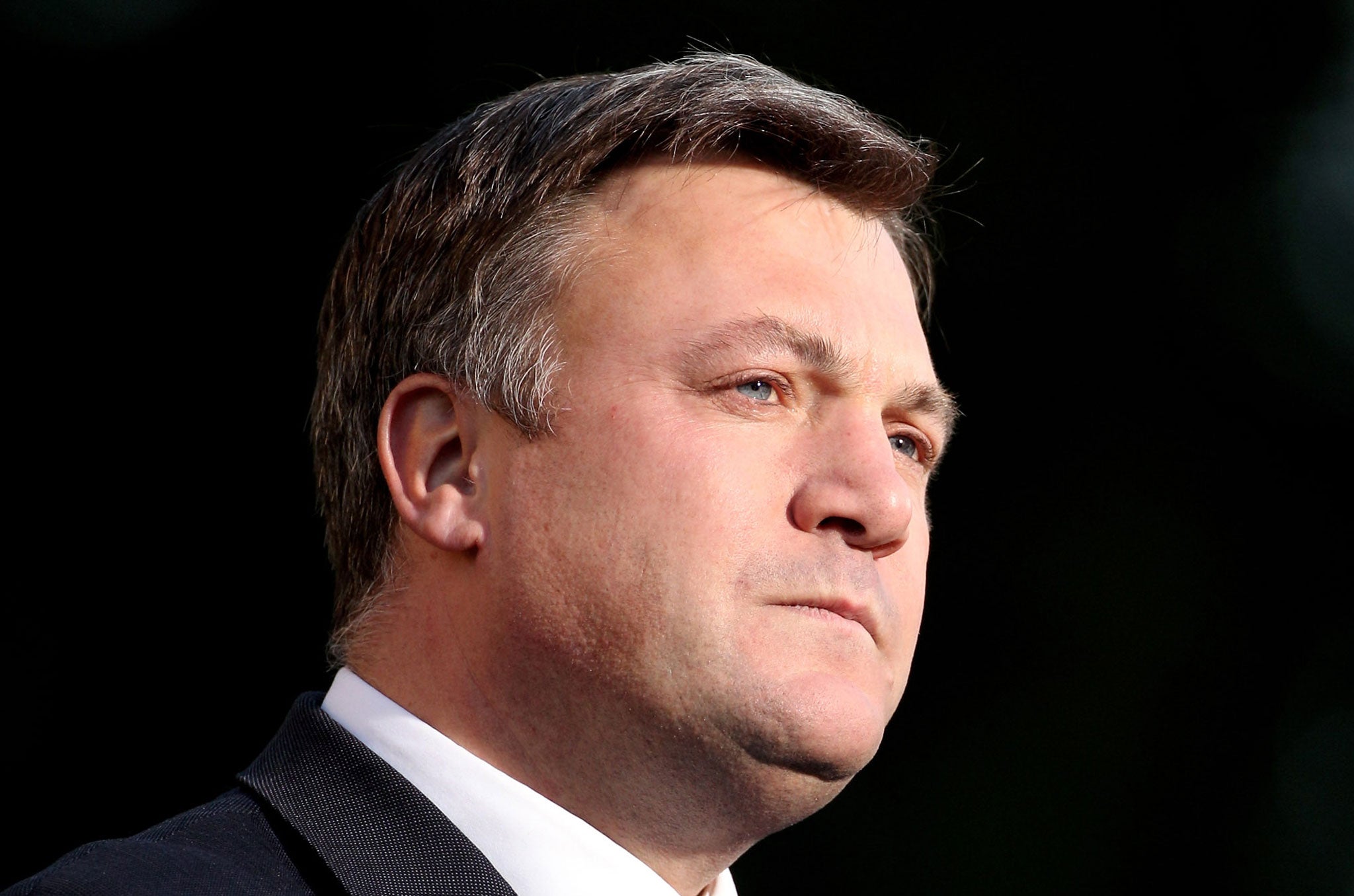Labour's Shadow Home Secretary Ed Balls near Parliament on October 20, 2010 in London, England.