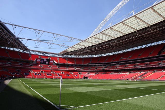 A view of Wembley Stadium
