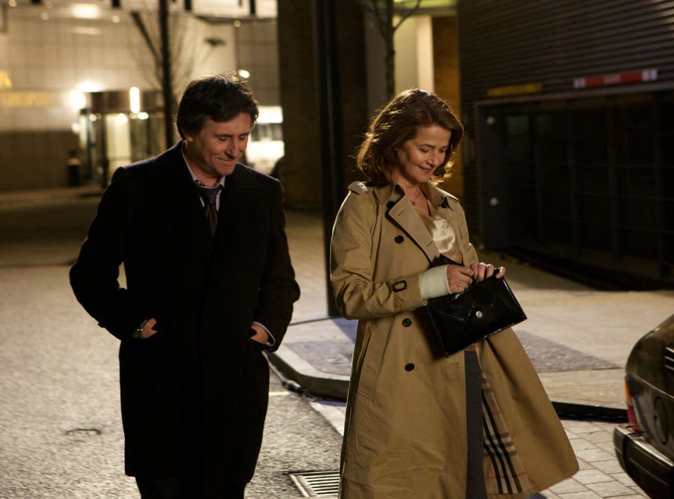 Suspects and the city: Gabriel Byrne's detective becomes involved with Charlotte Rampling in the London-set 'I, Anna'